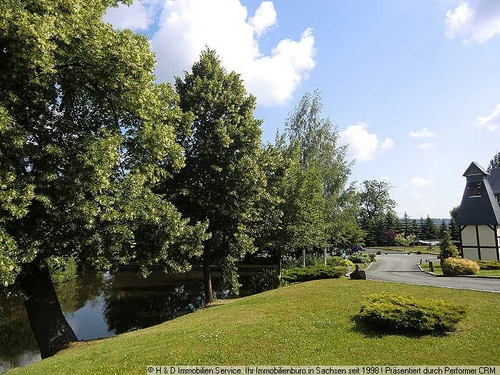 Blick Teich - 2 Zimmer Maisonettenwohnung in Dippoldiswalde