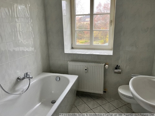 Blick Bad - Maisonettenwohnung mit 60,00 m² in Dippoldiswalde zur Miete