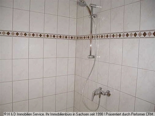 Blick Dusche - 1 Zimmer 1- Zimmerwohnung in Dresden