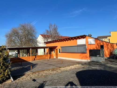 Blick Terrasse - Grundstück zum Kaufen in Dippoldiswalde