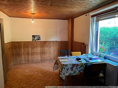 Blick Küche - Einfamilienhaus mit 68,00 m² in Freital zum Kaufen