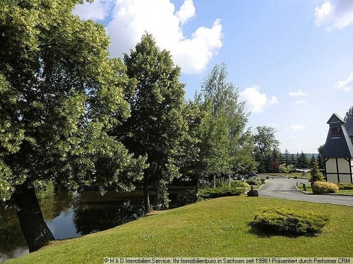 Blick Teich - 2 Zimmer 2- Zimmerwohnung in Dippoldiswalde