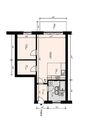 Grundriss - 2 Zimmer 2- Zimmerwohnung zur Miete in Harrislee