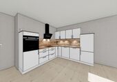 Küchenzeichnung - 2 Zimmer 2- Zimmerwohnung in Harrislee