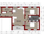 Grundriss - 3 Zimmer 3- Zimmerwohnung zur Miete in Flensburg