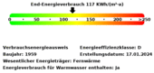 Energieverbrauchswerte - 3 Zimmer 3- Zimmerwohnung zur Miete in Flensburg