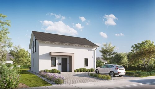 Hausansicht Eingang - Ihr individuelles Einfamilienhaus in Liebstedt - Ein Traum wird wahr!