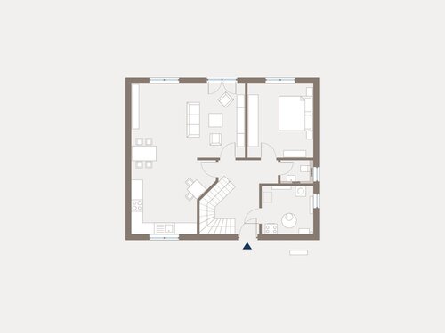 Erdgeschoss - 5 Zimmer Einfamilienhaus in Bad Frankenhausen/Kyffhäuser