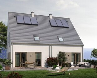 Doppelhaus. Mehr Haus fürs Geld Effizient bauen, Kosten teilen, besser wohnen. Natürlich ALLKAUF - Leipzig