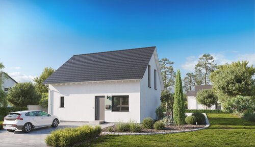 Hauseingangsseite - 4 Zimmer Einfamilienhaus zum Kaufen in Schalkau