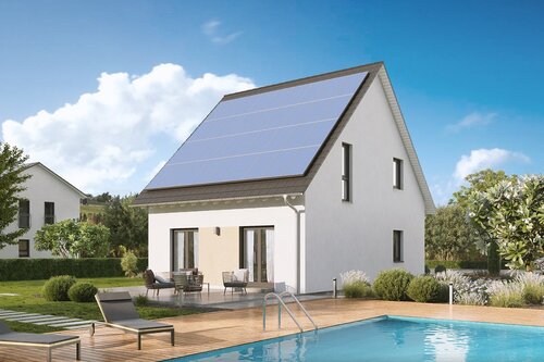 Hausansicht Garten - 4 Zimmer Einfamilienhaus zum Kaufen in Nerkewitz