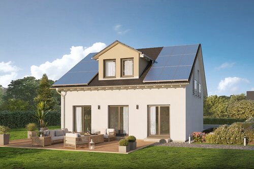 Hausansicht Garten - 4 Zimmer Einfamilienhaus zum Kaufen in Neustadt an der Orla