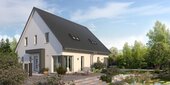  Haus Vorder- und Seitenansicht - Preiswerte Doppelhaushälfte - Grundstück ohne Maklerprovision