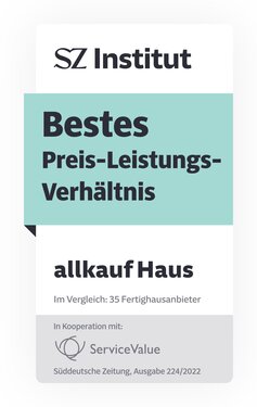 Siegel Preis-Leistung BESTES 2022 allkauf Haus - 