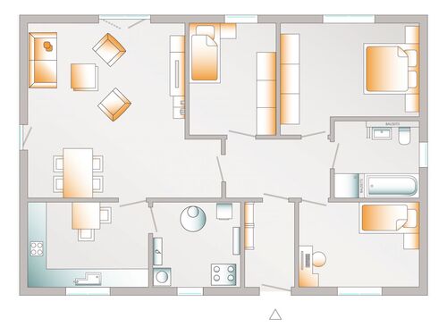 Foto - 4 Zimmer Bungalow zum Kaufen in Staßfurt