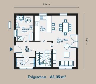 Foto - 4 Zimmer Einfamilienhaus zum Kaufen in Marienwerder