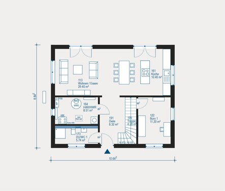 EG - Einfamilienhaus mit 146,36 m² in Berlin Bohnsdorf zum Kaufen