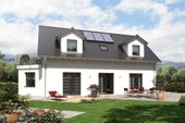 Frontansicht - Perfektes Familienglück dank Mehrgenerationenhaus - nachhaltig, modern & energieeffizient!
