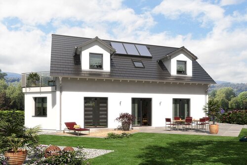 Frontansicht - Perfektes Familienglück dank Mehrgenerationenhaus - nachhaltig, modern & energieeffizient!
