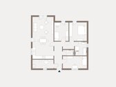 Grundriss - 4 Zimmer Bungalow zum Kaufen in Müncheberg