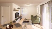 geräumiges Wohnzimmer - 