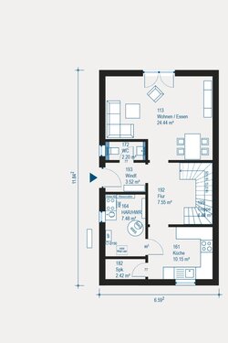 Foto - 4 Zimmer Doppelhaushälfte zum Kaufen in Freital