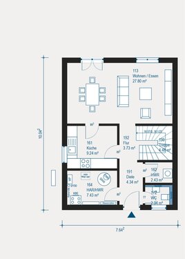 Foto - 4 Zimmer Doppelhaushälfte in Freital