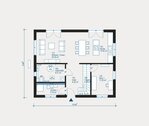 Grundriss - 3 Zimmer Einfamilienhaus in Frankfurt (Oder)