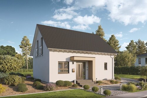 Hausansicht Eingang - Ihr individuelles Einfamilienhaus in Camburg - Träumen, Planen, Wohnen!