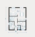 Grundriss - 4 Zimmer Einfamilienhaus zum Kaufen in Kodersdorf