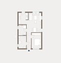 Grundriss ohne Mehrkosten frei änderbar - 1 Zimmer Bungalow in Lugau/Erzgeb