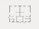 Grundriss Erdgeschoss frei planbar ohne Mehrkosten. - 8 Zimmer Mehrfamilienhaus, Wohnhaus in Stollberg/Erzgeb