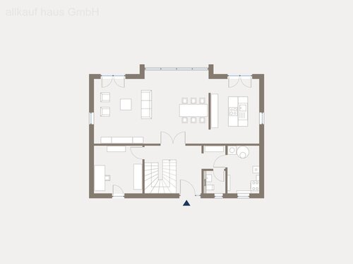 Ansicht Eingangsbereich - 5 Zimmer Einfamilienhaus zum Kaufen in Neukirchen/Pleiße