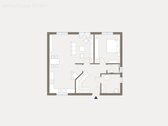 Grundriss Dachgeschoss ohne Mehrpreis umplanbar. - 5 Zimmer Einfamilienhaus in Crimmiitschau