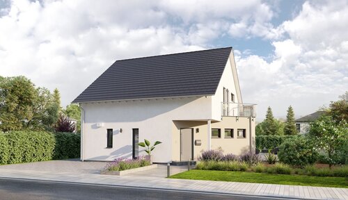 Ansicht Vorne - 5 Zimmer Einfamilienhaus zum Kaufen in Rosenthal am Rennsteig