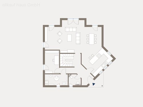 Erdgeschoss - 5 Zimmer Einfamilienhaus in Rosenthal am Rennsteig