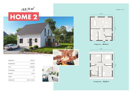 Home 02 Übersicht - 3 Zimmer Einfamilienhaus zum Kaufen in Schönwalde