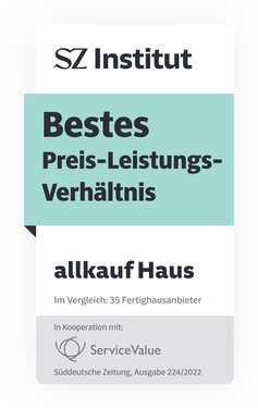 Siegel Preis-Leistung BESTES allkauf Haus - 
