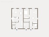 Grundriss Erdgeschoss frei planbar ohne Mehrkosten. - 7 Zimmer Mehrfamilienhaus, Wohnhaus in Gera