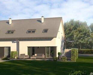 Doppelhaushälfte mit Grundstück in Petershagen - Petershagen bei Berlin