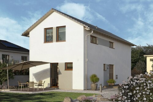 Gartenansicht - Freiheit statt Miete! - Ihr Eigentum am Stadtrand. - Modern und energieeffizient.