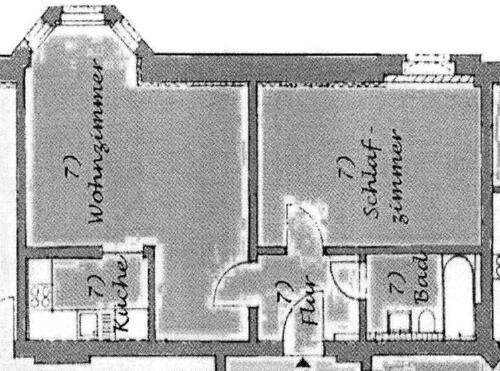 Chemnitzer DG We 10 - 2 Zimmer Etagenwohnung zur Miete in Dresden