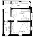 Clara 5-WE 16 - 2 Zimmer Etagenwohnung zur Miete in Dresden