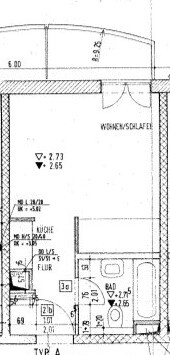 Nizza 65b, We 14 - 1 Zimmer Etagenwohnung zur Miete in Radebeul