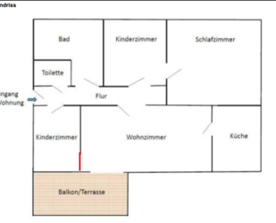 Kleinzschachwitz: 4-Zimmer-Wohnung mit Balkon, EBK zur Ablöse, TG-Stellplatz - Dresden