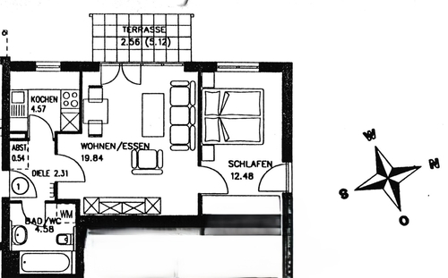 Friedewalder 509032026150343 - 2 Zimmer Etagenwohnung zur Miete in Dresden