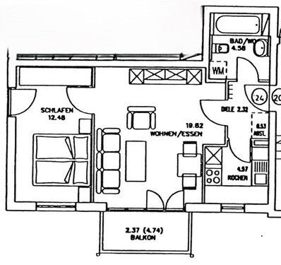 Friedewalder 7, 1. OG links120 - 