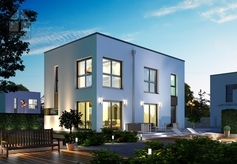 Zweigeschossige Häuser 